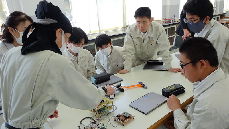 高大連携「理数探究（産業創造科）」「課題研究（電気情報システム科）」2