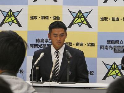 森山 暁生 選手　ドラフト中日ドラゴンズから３位指名！3